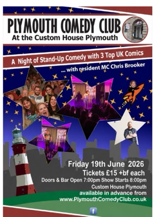 Plymouth Comedy club at the Custom House